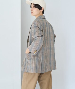 AMERICAN HOLIC Ｗボタンテーラードジャケット Check