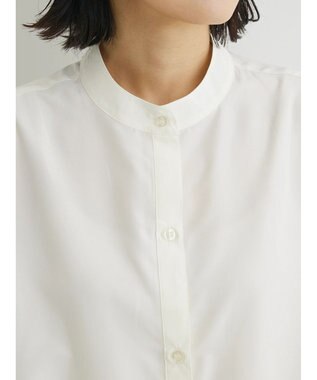 Green Parks ＳＥＴ２点　ニットベスト＋シャツワンピース Off White