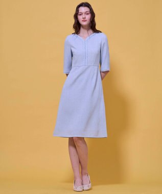 TOCCA FROST MIST TWEED ドレス スカイブルー系5