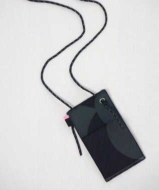 POLS FLATスマホショルダー ブラック