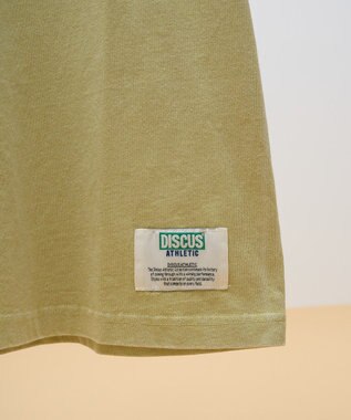 AMERICAN HOLIC DISCUS パウダーブリーチ加工Tシャツ Pistachio
