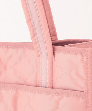 TOCCA 【A４サイズ・撥水】CHECKER CLOVER QUILT TOTE トートバッグ ピンク系