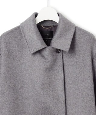 23区 S COLOMBOカシミヤビーバー ダブルフロント チェスターコート グレー系