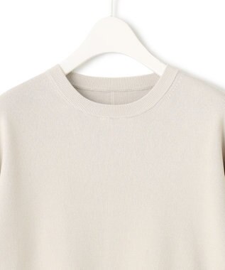 ICB 【洗える】クロスコンビ シャツドッキングプルオーバー トープ系