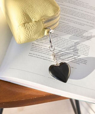 Phoebe ビッグハートバッグチャーム　ブラック