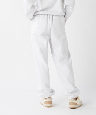 OP／FILA 【Kappa】シンプルロゴ ユニセックススウェットパンツ ホワイト