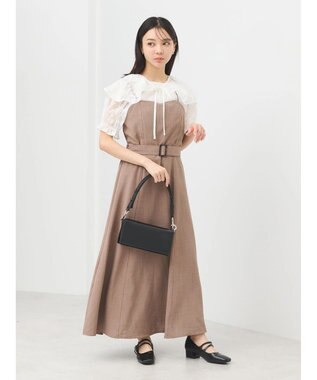 earth music&ecology ウエストマークキャミワンピース Mocha