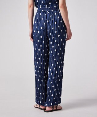 Paul Smith Large Polka ワイドパンツ インディゴブルー
