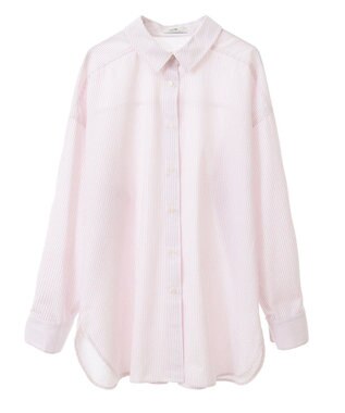 earth music&ecology サッカーレギュラーシャツ Pink