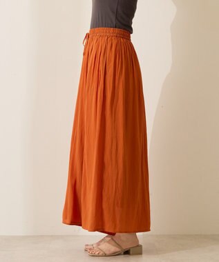 AMERICAN HOLIC 【選べる丈】接触冷感シフォンスカーチョ Terracotta