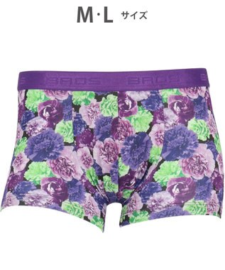 WACOAL MEN ボクサーパンツ 【ハナコトバパンツ】 フロント快適設計 肌あたり軽減設計 誕生日 記念日 前閉じ 下着 メンズ GT3221 /ブロス バイ ワコールメン バイオレット