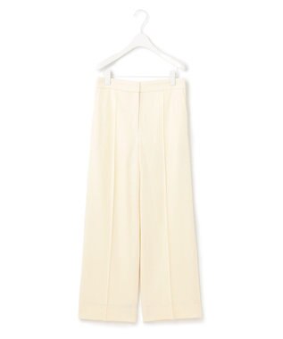 ICB ウールミルドジャージー ワイドストレートパンツ オフホワイト系