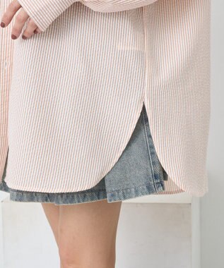 earth music&ecology サッカーレギュラーシャツ Orange