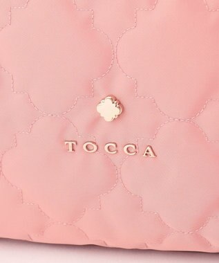 TOCCA 【A４サイズ・撥水】CHECKER CLOVER QUILT TOTE トートバッグ ピンク系