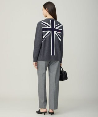 ICB 【30th ANNIVERSARY】ウールガンクラブチェック テーパードパンツ モノトーンチェック