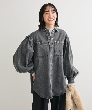 Green Parks ・Ｐｅｔｉｔ　Ｆｌｅｕｒ　ジャガードハイネックロンＴ Light Gray