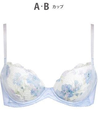 Wing 3/4カップブラ 【エアリーソフトブラ】 ふんわり軽いつけごこち　ウイング／ワコール　KB2201 ブルー