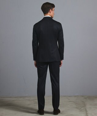 GOTAIRIKU 【ストレッチ/洗える】Albini ジャージ シャツ_ カッタウェイカラー ホワイト系