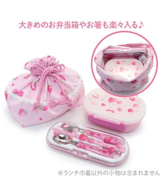 Mother garden マザーガーデン 野いちご ランチ巾着 《スケッチ柄》 スケッチ柄