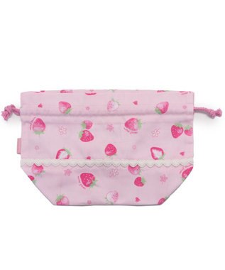 Mother garden マザーガーデン 野いちご ランチ巾着 《スケッチ柄》 スケッチ柄