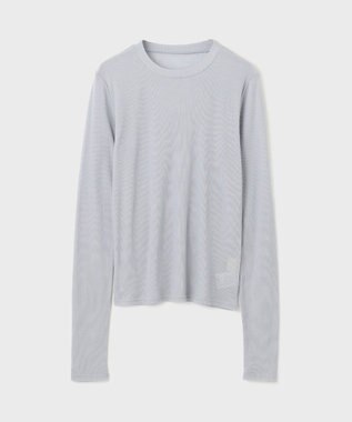 GRACE CONTINENTAL シアーテレコカットソー グレー