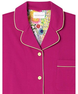 une nana cool 【綿100％】40ハイゲージ天竺半袖パジャマ MADE WITH LIBERTY FABRIC SP