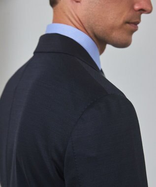 GOTAIRIKU セットアップ対応【洗える/ストレッチ/シワになりにくい】ウォッシャブルジャージー セットアップジャケット_無地（25年モデル） ネイビー系