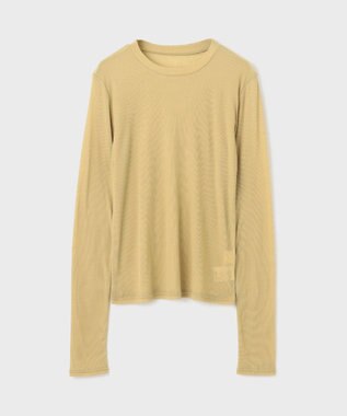 GRACE CONTINENTAL シアーテレコカットソー イエロー