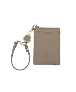 CLATHAS ワッフル リール付きパスケース