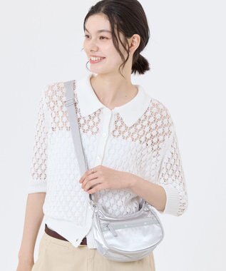 LeSportsac MINI HOBO CROSSBODY/フロストシルバーシャイン フロストシルバーシャイン
