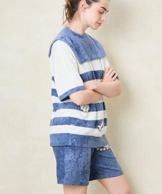 une nana cool 【ムーミン】MOOMIN × une nana ccol　プルオーバー&ハーフパンツセット KO