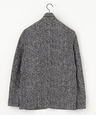 JOSEPH ABBOUD 【キングサイズ・洗える】ツィーディーフリース ブルゾン ブラック系