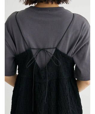 Green Parks カットＪＱキャミソール Black