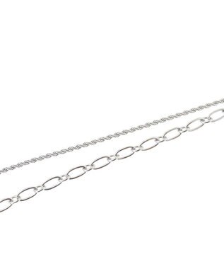 Green Parks ・ＨＡＬＦ　ＴＩＭＥ　サージカルチェーンネックレス Silver