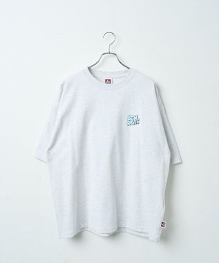 WEGO 【ユニセックス着用ITEM/綿100％/SMLサイズ】別注ベンデイビスプランプロゴT オートミール