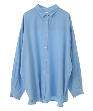 AMERICAN HOLIC サラックールバックタックシャツ Sax