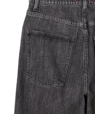 23区 【滝沢眞規子さん着用/RED CARD TOKYO×23区】 センタープレス デニム ワイド パンツ グレー系