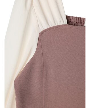 earth music&ecology ショルダードッキングワンピース Mocha