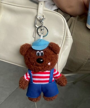WEGO ぺろりんベアぬいぐるみキーホルダー 柄1