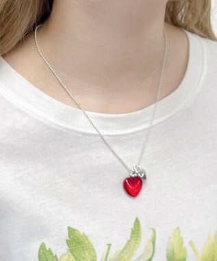 WEGO L2Pクリアハートモチーフネックレス