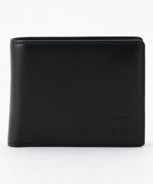 J.PRESS MEN 【MORPHO×J.PRESS】シープゴート 二つ折り財布(ベロ・小銭入れ付き札入) ブラック系