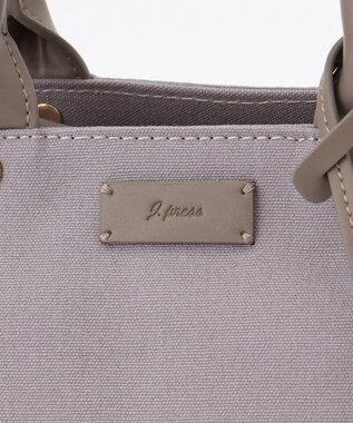 J.PRESS LADIES 【2way・撥水】キャンバス トート バッグ グレー系