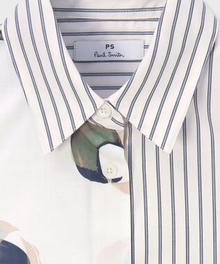 Paul Smith Painted Spot ミックスアップ 半袖シャツ ホワイト