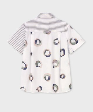 Paul Smith Painted Spot ミックスアップ 半袖シャツ ホワイト