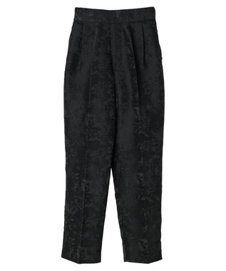 Green Parks Ｂ．ジャガードタックパンツ Black