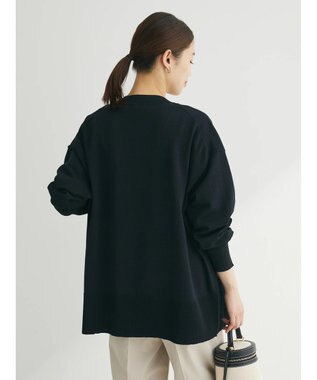 Green Parks 洗える　アソートミドル丈カーディガン Black