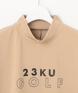 23区GOLF 【WOMEN】ベアスムース モックネック ベージュ系