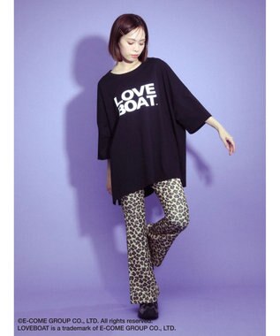 Green Parks ■別注　ＬＯＶＥ　ＢＯＡＴ　フレアパンツ Leopard