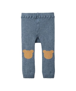 MIKI HOUSE HOT BISCUITS ボーダー柄長袖Tシャツ＆ベビースパッツギフトセット【BOX付き】 紺