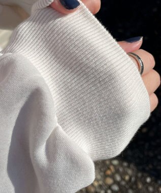 WEGO ロゴビッグプルパーカー ホワイトアイボリー